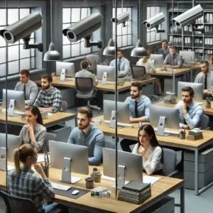 Would You Be Filmed Working At Your Desk All Day?