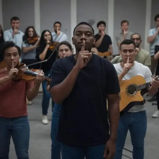 Musicians Unite in Silence, Protesting AI Copyright Reforms
