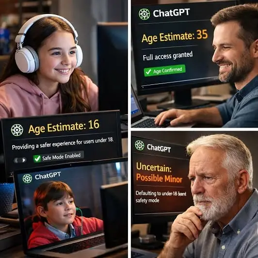OpenAI Brings Age Prediction To ChatGPT Consumer Accounts